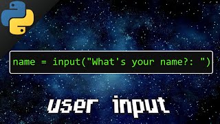 python user input ⌨️