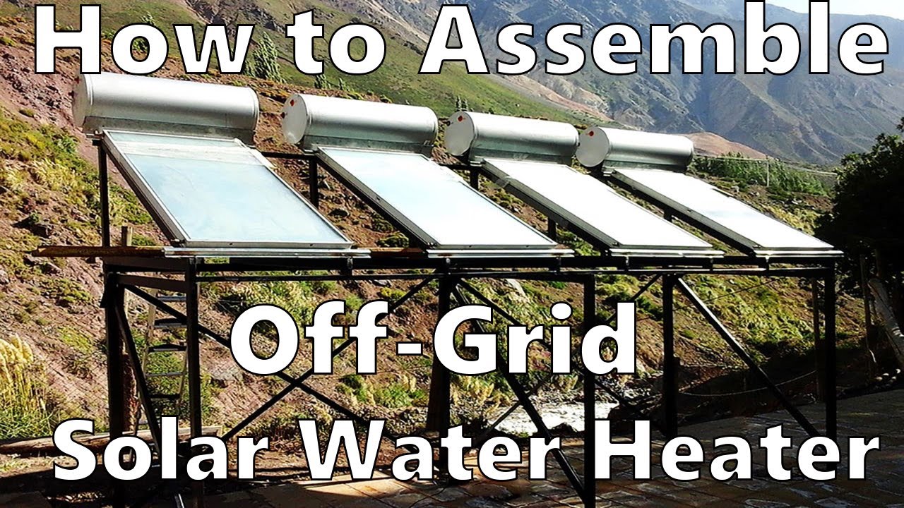 Picture Idea: How To Install Off Grid Solar Water Heater Self Build