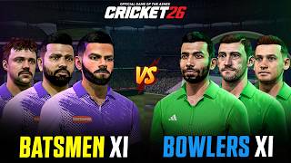 11 BATSMEN vs 11 BOWLERS! 😱 Who Will Win? | Cricket 26 screenshot 1