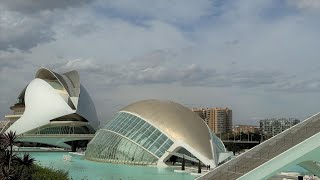 Валенсия градът от бъдещето. Градът на изкуствата и науката La Ciudad de las Artes y las Ciencias