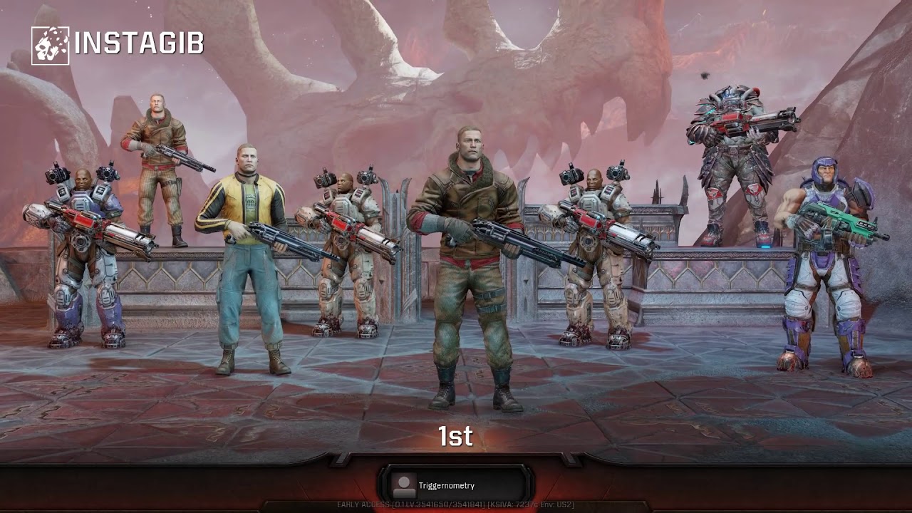 Quake Champions Railgun Kill sprees