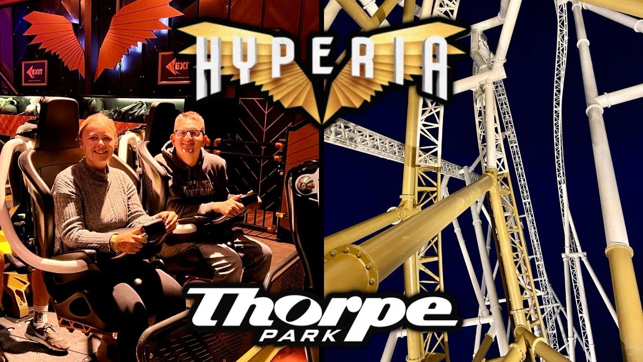 День открытия Hyperia был ПОТРЯСАЮЩИМ! НОВЫЕ американские горки Thorpe Park 2024!