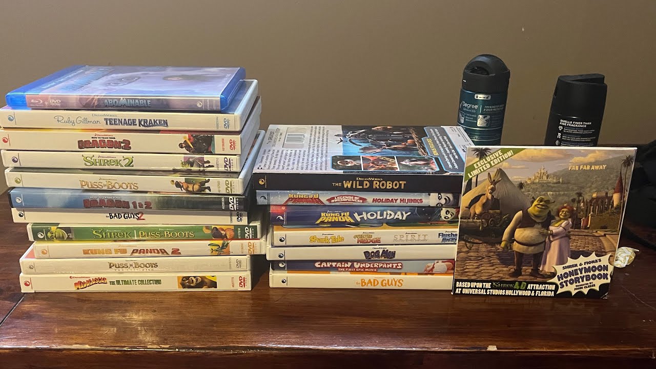 My Dreamworks Animation DVD & Blu-ray  collection 