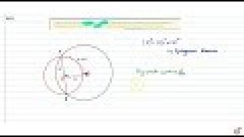 Two circles of radii 5 cm and 3 cm intersect at two points and the distance between their centre...