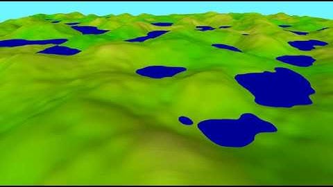 Infinite Terrain Generated in Processing