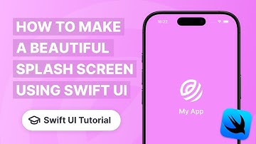 How to make a Beautiful Splash screen using Swift UI