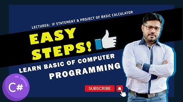 6: How to Create Basic Calculator in C#?  Using of  IF Else Statement in Programming (URDU/HINDI)