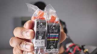 Canon PGI 35 CLI 36 Pixma iP110 iP100 Ink Review