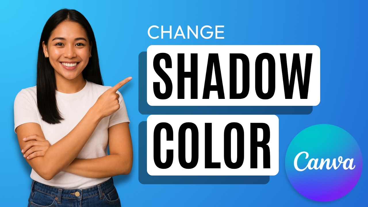 How to Change Shadow Color in Canva [Quick Guide] - YouTube