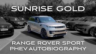 Career Overview Range Rover Sport Autobiography PHEV, In the Rare Sunset Gold