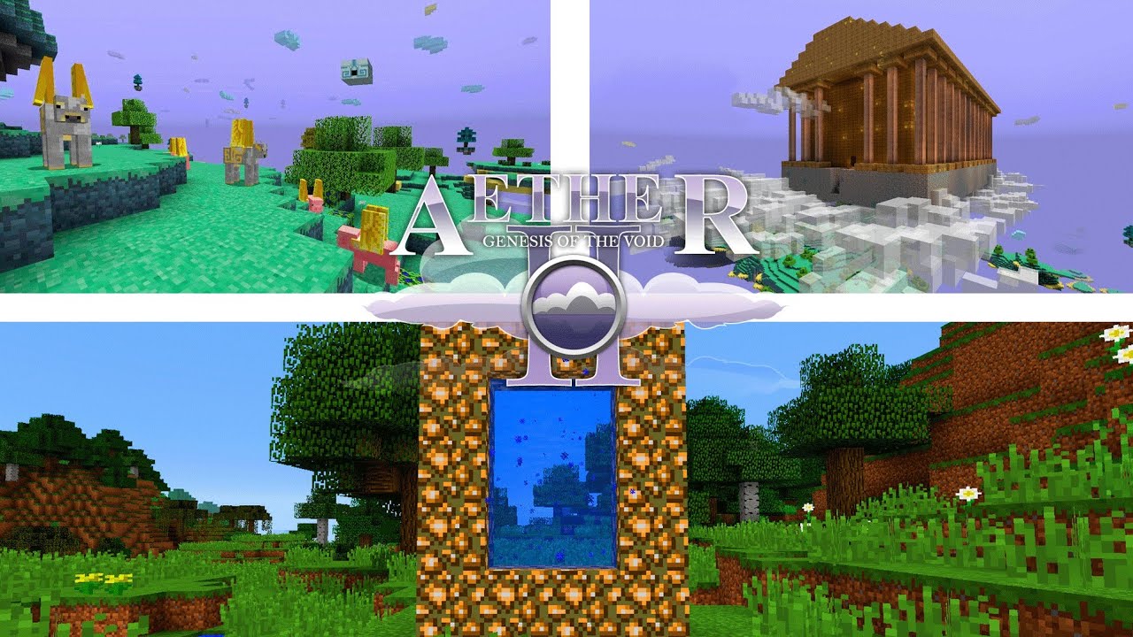 SAIU!!! NOVA ADDON do AETHER no MCPE 1.17 (Ethercraft-Sky Dimension ...