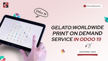 Gelato: Worldwide Print on Demand Service in Odoo 19 | Odoo 19 Tips | Odoo 19 Functional Tutorials