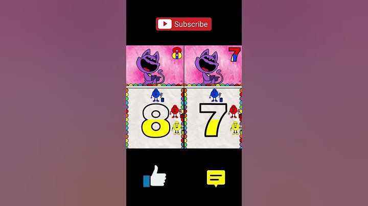 Painting 8 & 7 number coloring puzzle game | Gummigoo - Smiling Critters #painting #coloring #color
