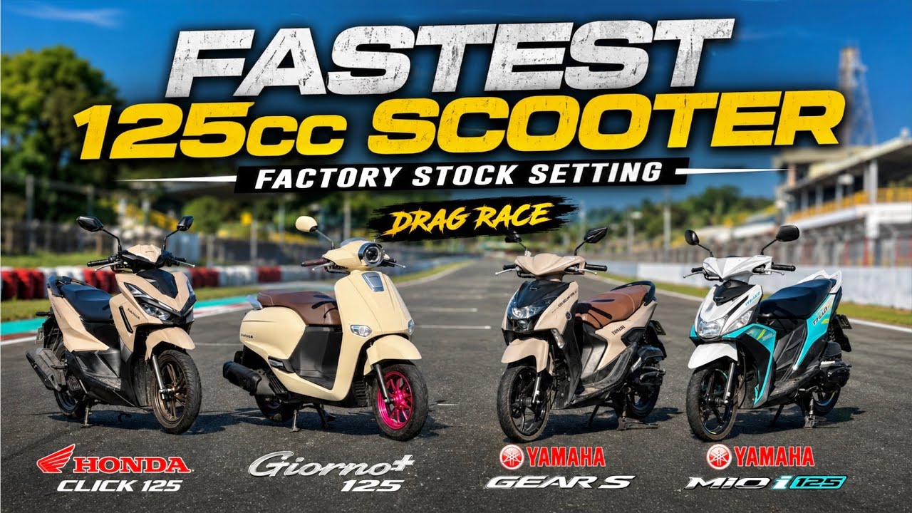 125cc SCOOTER SHOWDOWN | CLICK, GIORNO+, MIO GEAR, MIO-i