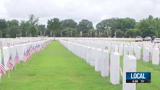 Memorial Day ceremony honors fallen service members at Louisiana National Cemetery