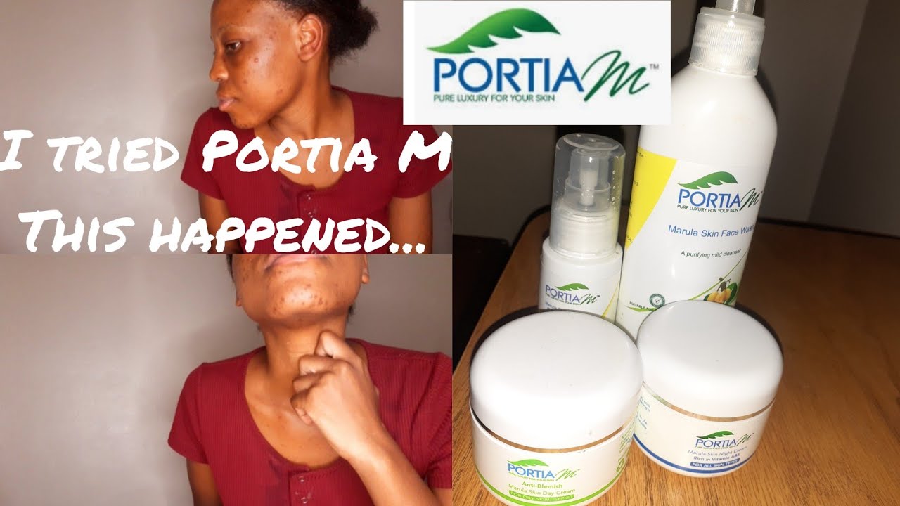 Daily skin care routinePortia M skin solutionsZimbabwean YouTuber🇿🇼