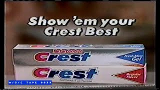Crest Toothpaste Commercial - 1988