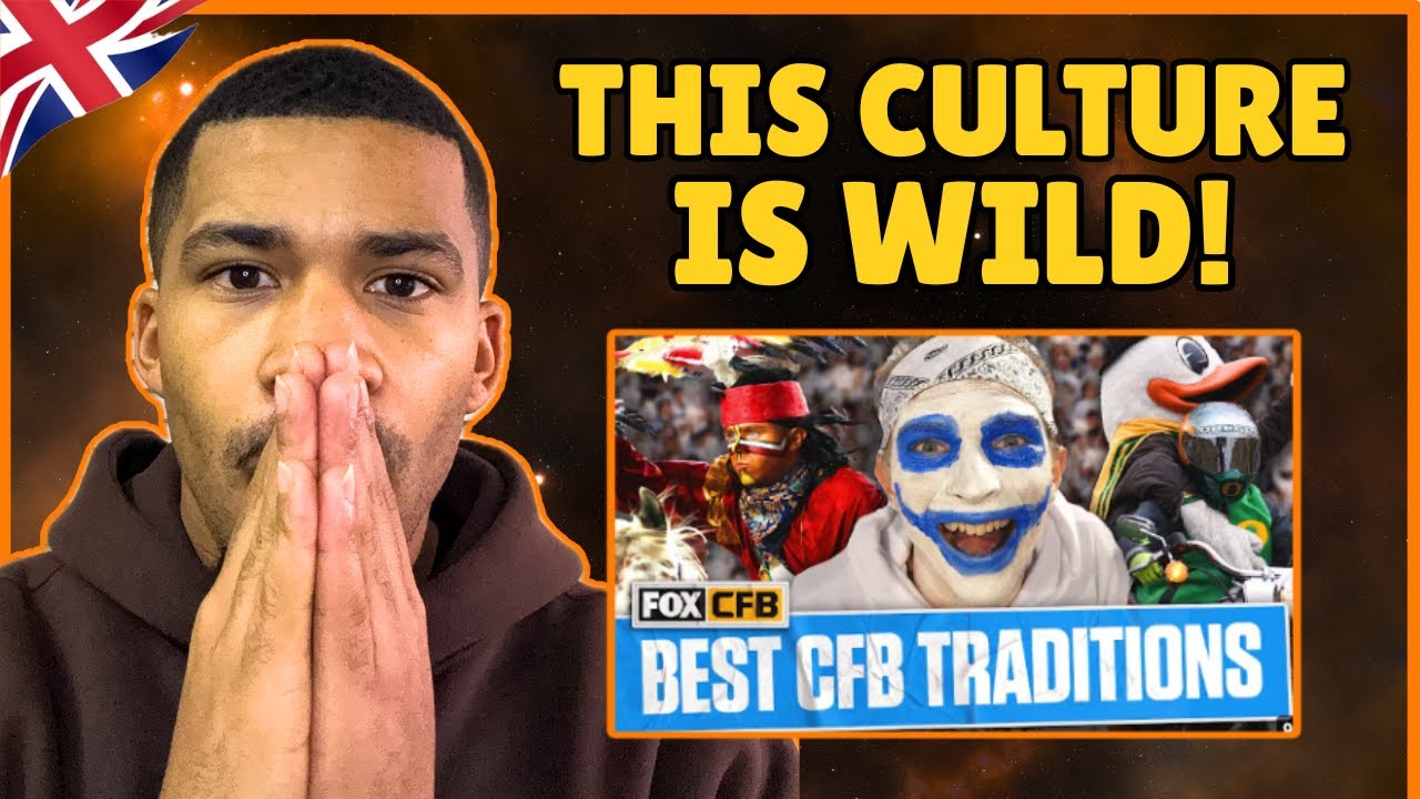 BRITISH REACTION To BEST College Football Traditions