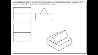 Example 44 on Isometric Projections