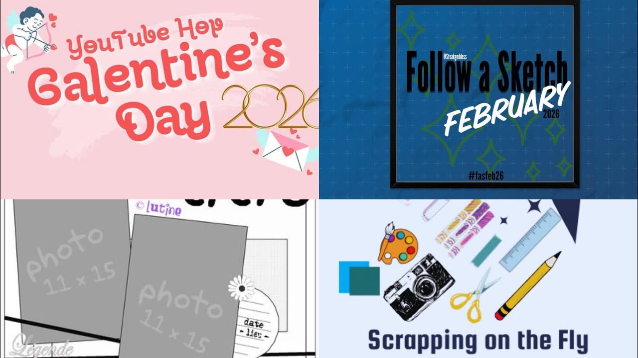 Galentine’s Day/Follow a Sketch February - 2/14/26 - XOXO - Perfect Pair