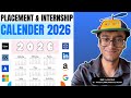 OFF CAMPUS Internship Calendar 2026 📅 | 10+ Companies 🔥 | BTech, MCA, BCA, MSc &amp; BSc Are Eligible 🚀