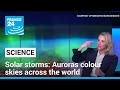 Intense geomagnetic storms: Auroras seen at lower latitudes across the world • FRANCE 24 English