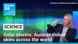 Intense geomagnetic storms: Auroras seen at lower latitudes across the world • FRANCE 24 English