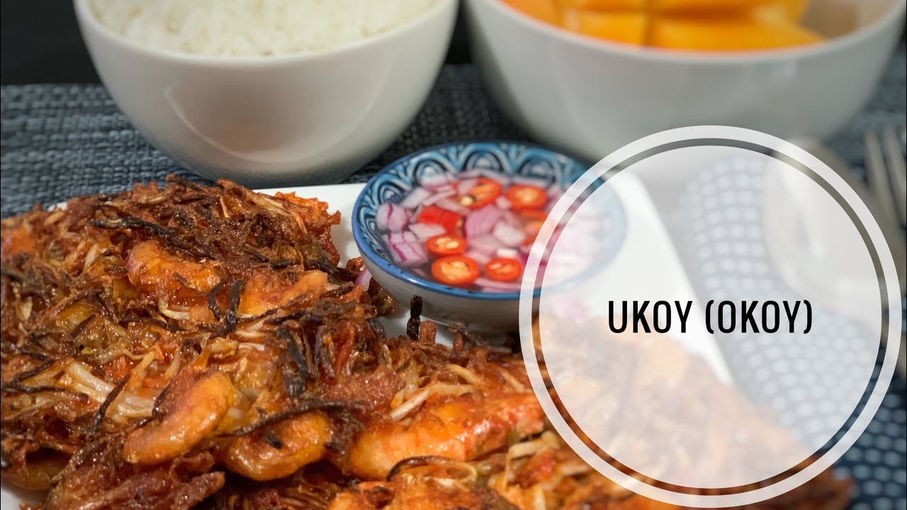Crispy Ukoy (Okoy) Bean Sprouts and Shrimps Fritter YouTube