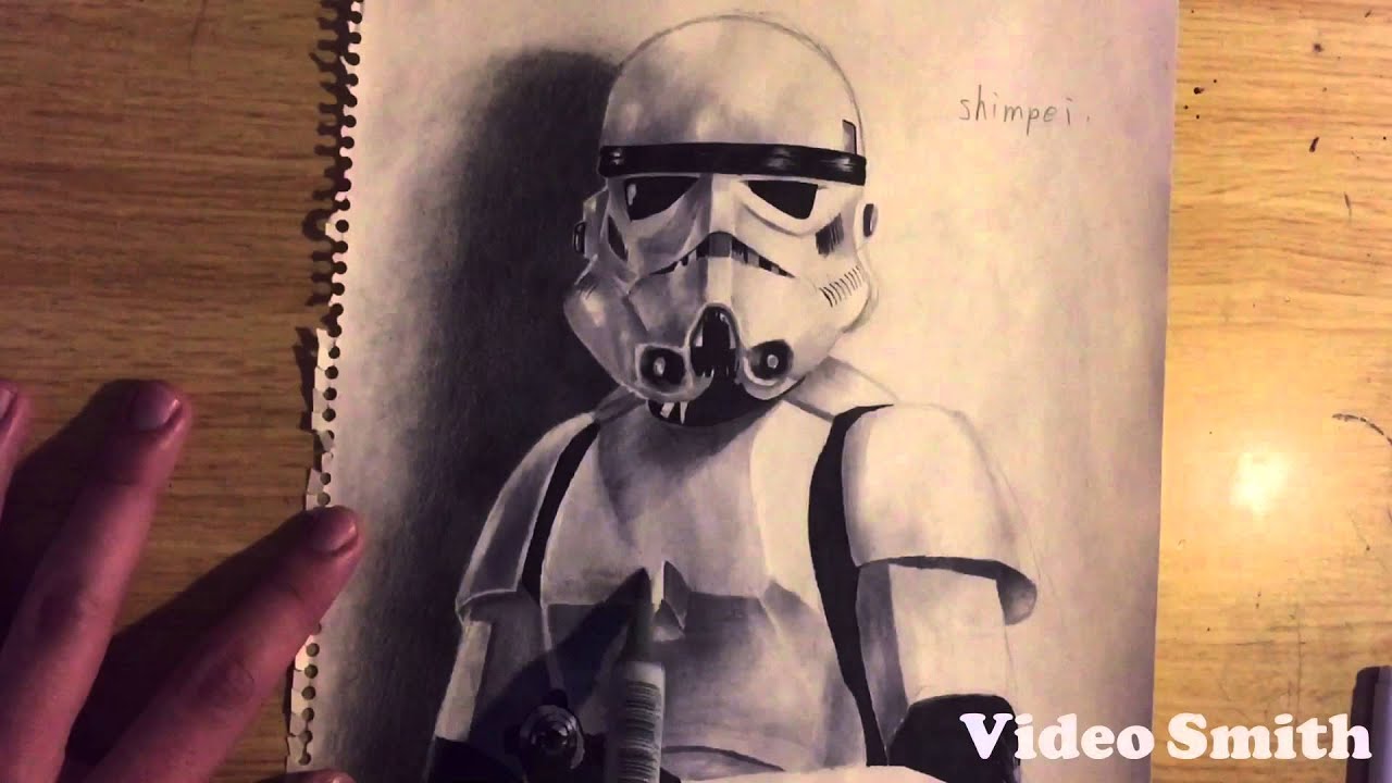 スターウォーズ Star Wars ストームトルーパー 描いてみた Youtube