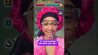 Ranking Best 2016 Makeup Transition 🔥😱 #makeuptransformation #2016makeup #makeuptrend