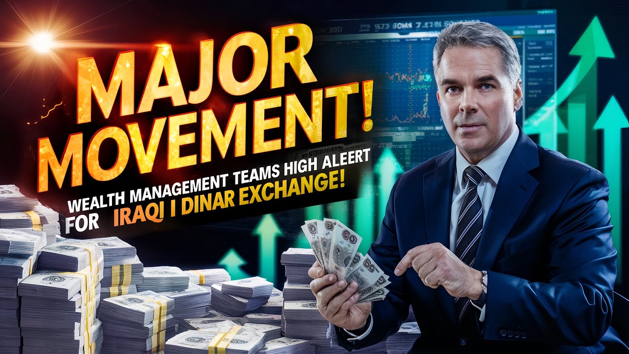 MAJOR MOVEMENT: Wealth Management Teams on High Alert for Iraqi Dinar Exchange!"