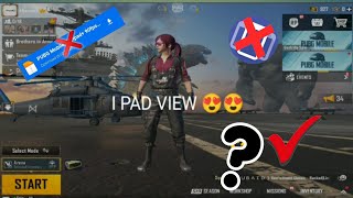 How to get ipad view on Android | Pubg  new update 1.4 .0 | GL & KR |💯%  working screenshot 2