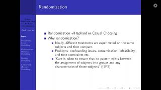 Causal Inference Introduction: A Brief Introduction to Randomization