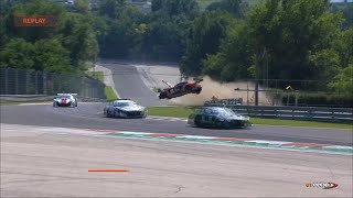 International GT Open 2020. Race 1 Hungaroring. Stanisław Jedliński Huge Crash