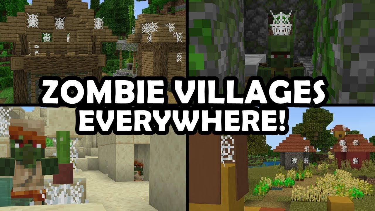 MINECRAFT 1.13 ZOMBIE VILLAGES BUG?!