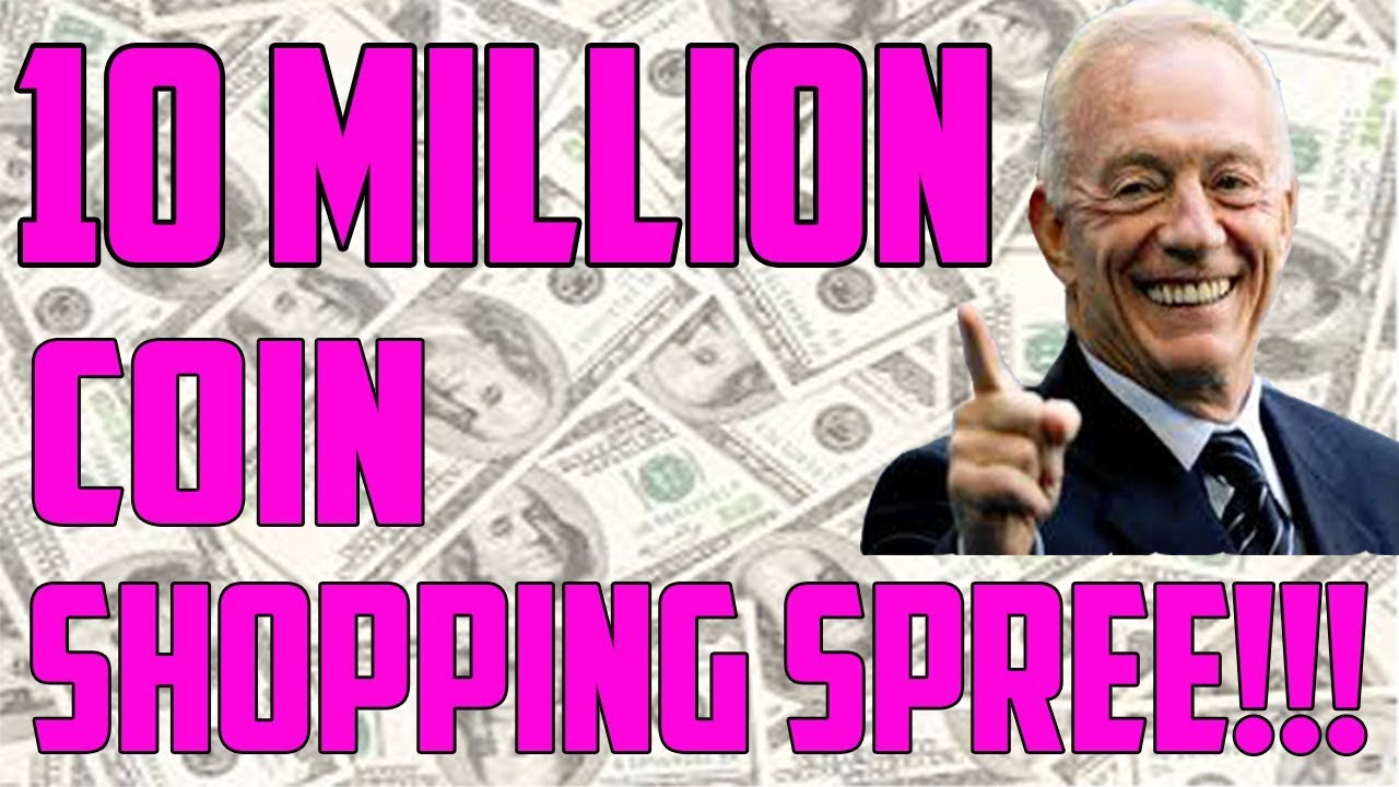 10 MILLION COIN SHOPPING SPREE!!! MADDEN 18 ULTIMATE TEAM