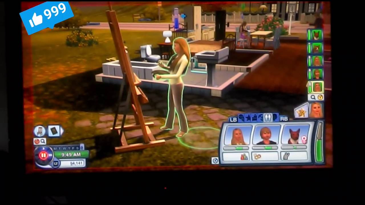 Yay first video for Sims 3 pets on Xbox YouTube