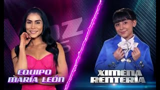 XIMENA RENTERIA LA VOZ KIDS MEXICO 2022 SEMIFINAL LLAMARADA