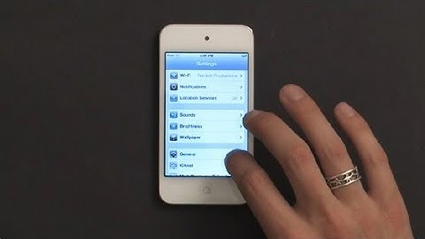 Pairing a Headset With an iPod Touch : iPod Touch