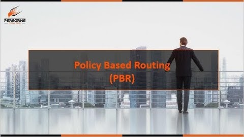 Cisco Policy-Based Routing - PBR