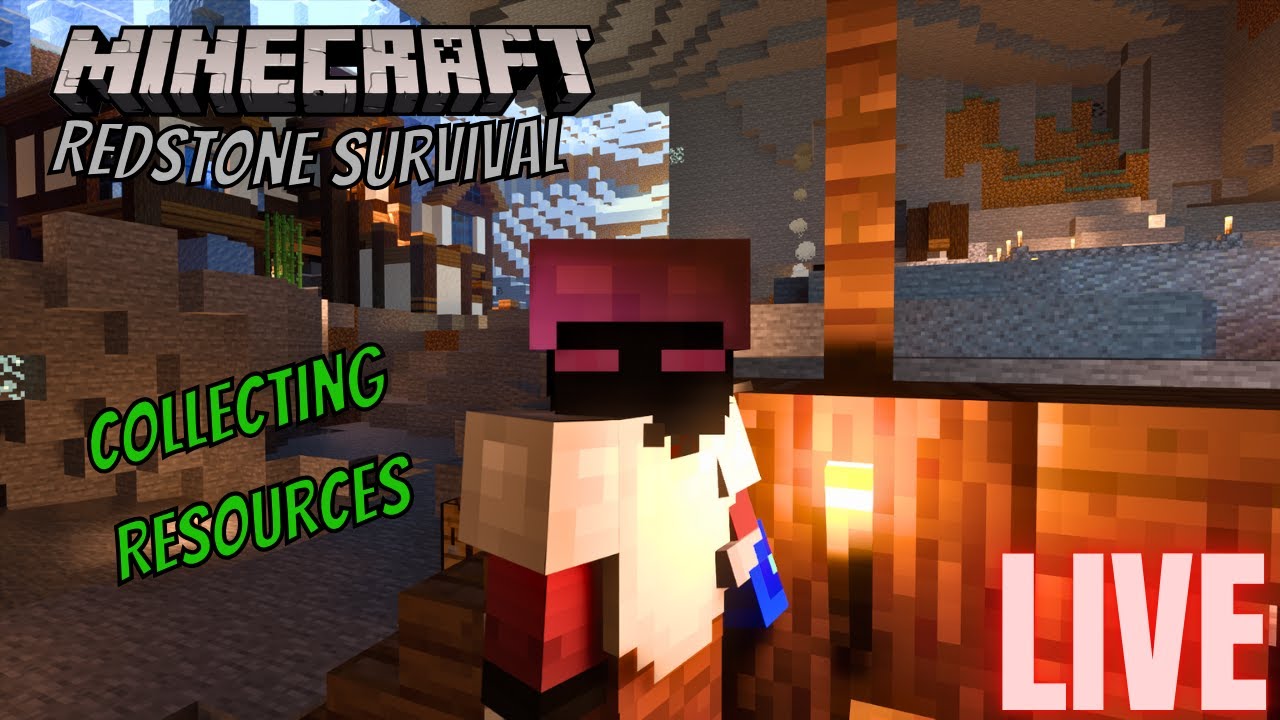 Time To Grind... Minecraft: Redstone Survival Live! - YouTube