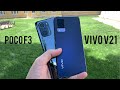 Poco F3 vs Vivo V21 полное сравнение камер и функции