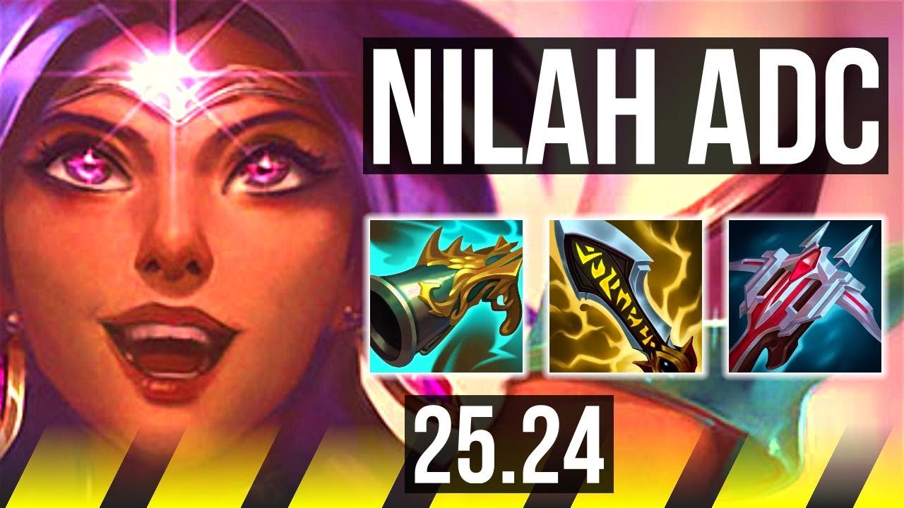 NILAH & Sona vs CAITLYN & Rell (ADC) | 10k gold comeback | NA Master | 25.24
