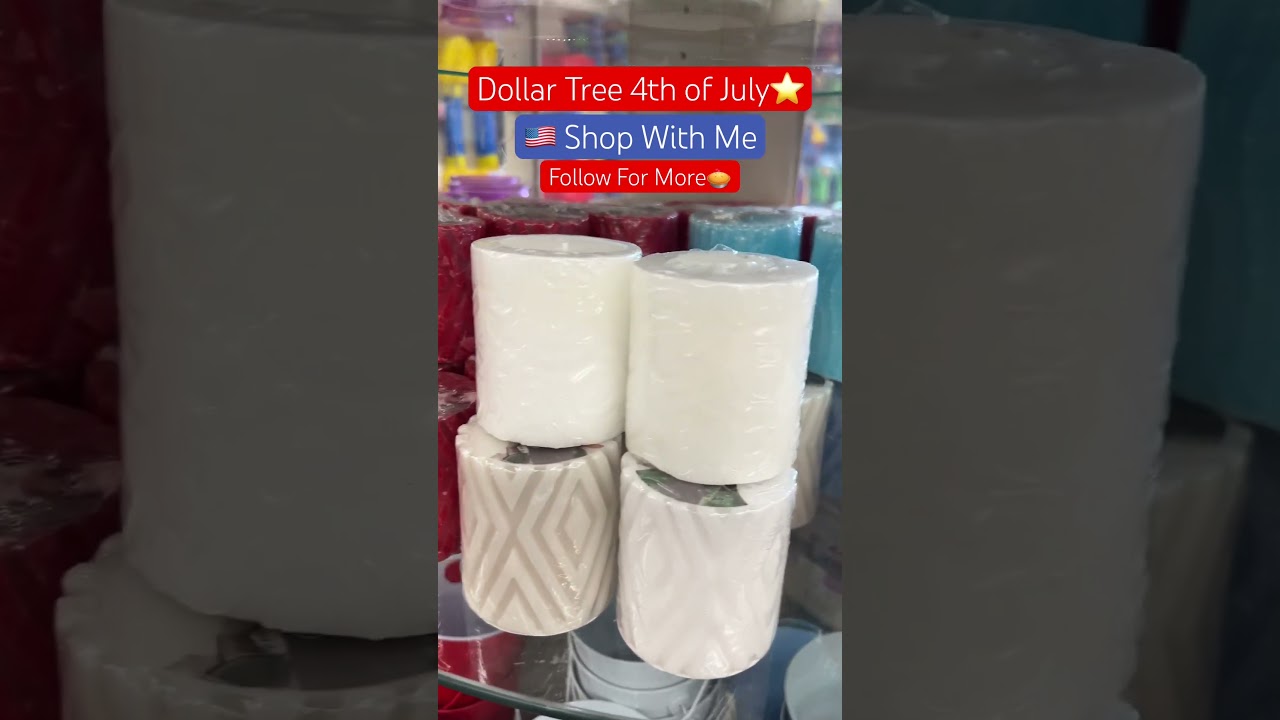 🇺🇸July 4th Decorations at Dollar Tree Shop With Me ❤️🤍🩵 