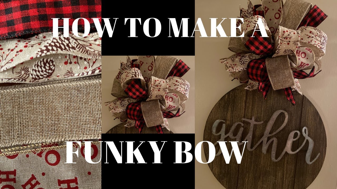 Easy DIY Funky Bow | Christmas 2019 |
