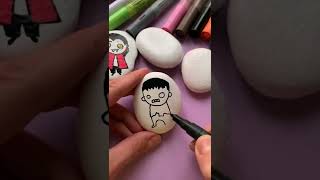 Zombie Painted Rocks-Halloween Rock Painting Tutorial