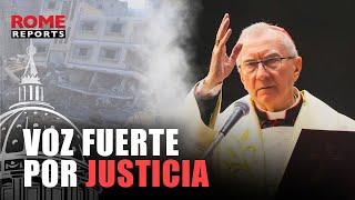 DIPLOMACIA: Parolin señala que “lo que está ocurriendo en Gaza es inaceptable”