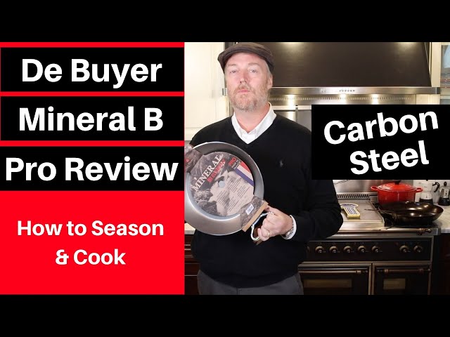 Are you a PRO? De Buyer Mineral B Pro Carbon Steel Pan Review, Seasoning &  Cooking 