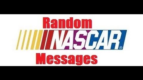 Random Message trolling on NASCAR the Inside Line