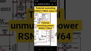 tutorial unmuting power RSN311W64 copotan panasonic #service #tips #repair #tutorial #miniatur